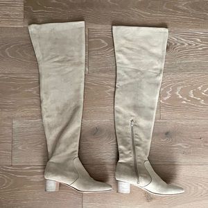 H&M over the knee suede boots
